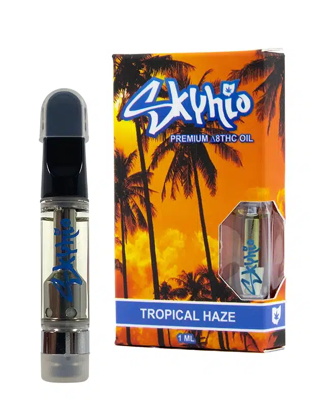 Delta 8 THC Vape Cartridge - Tropical Haze - Strain: Tropical Haze