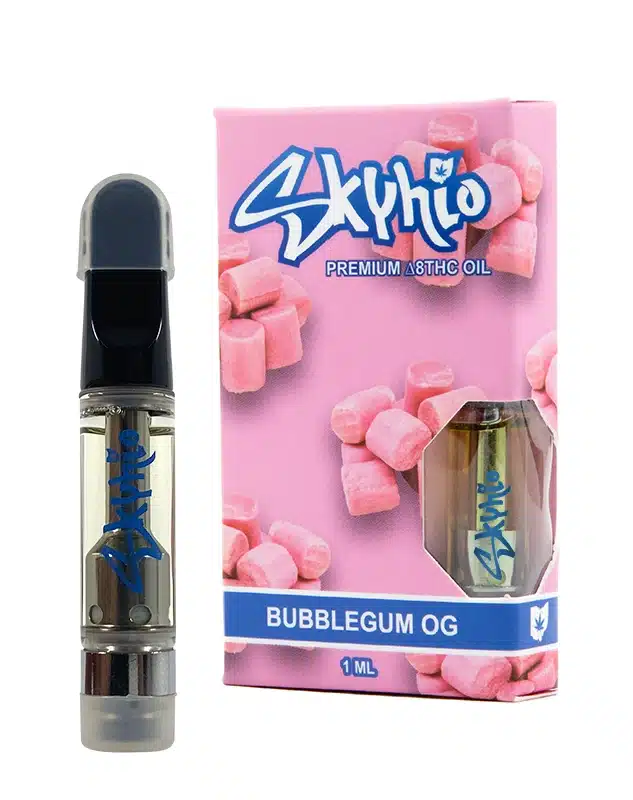 Delta 8 THC Vape Cartridge - Bubblegum OG - Strain: Bubblegum OG