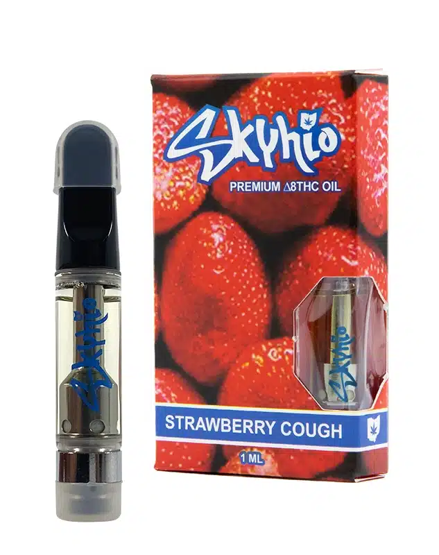 Delta 8 THC Vape Cartridge - Strawberry Cough - Strain: Strawberry Cough
