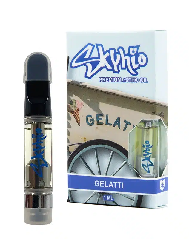 Delta 8 THC Vape Cartridge - Gelatti (CDT) - Strain: Gelatti (CDT)