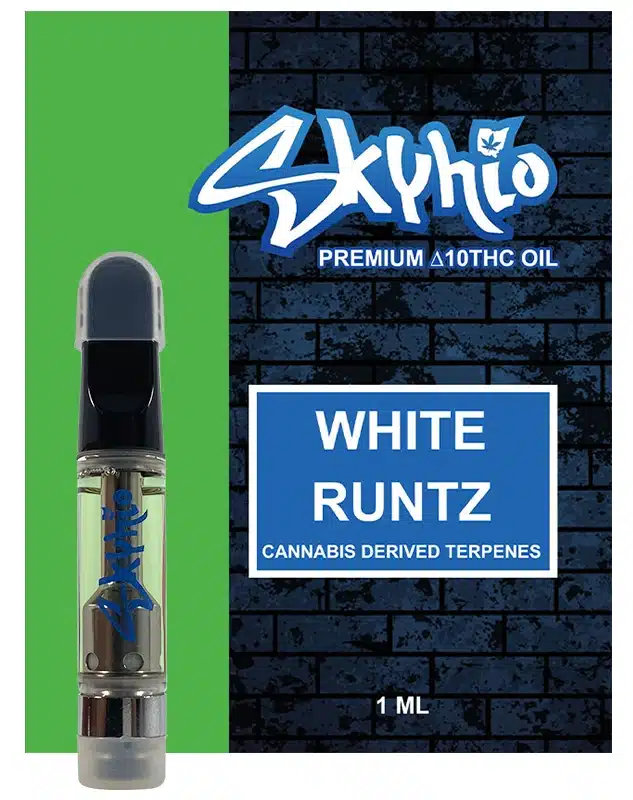 Delta 10 THC Vape Cartridge - White Runtz - Strain: White Runtz