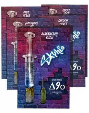 Delta 9o Dab Dropper - Live Resin 1ml - Meet the revolutionary new cannabinoid, Delta 9o. These new state of the art dab droppers will absolutely blow you away. Here's the best part - they are 100% federally legal.

 	Long lasting and highly potent
 	Broad-spectrum D9o oil + live resin oil and terpenes
 	Tested by an accredited 3rd party lab
 	No VG, PG, PEG, Vitamin E, MCT, or any other cutting agents
 	Derived from USA-grown hemp
 	2018 Farm Bill Compliant: <0.3% Delta 9 THC
